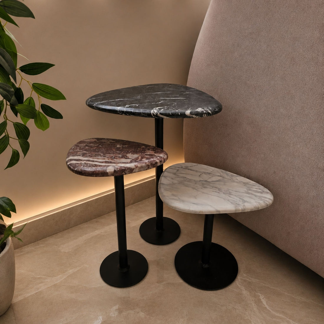 Pebbles side tables set